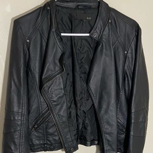 PU leather jacket